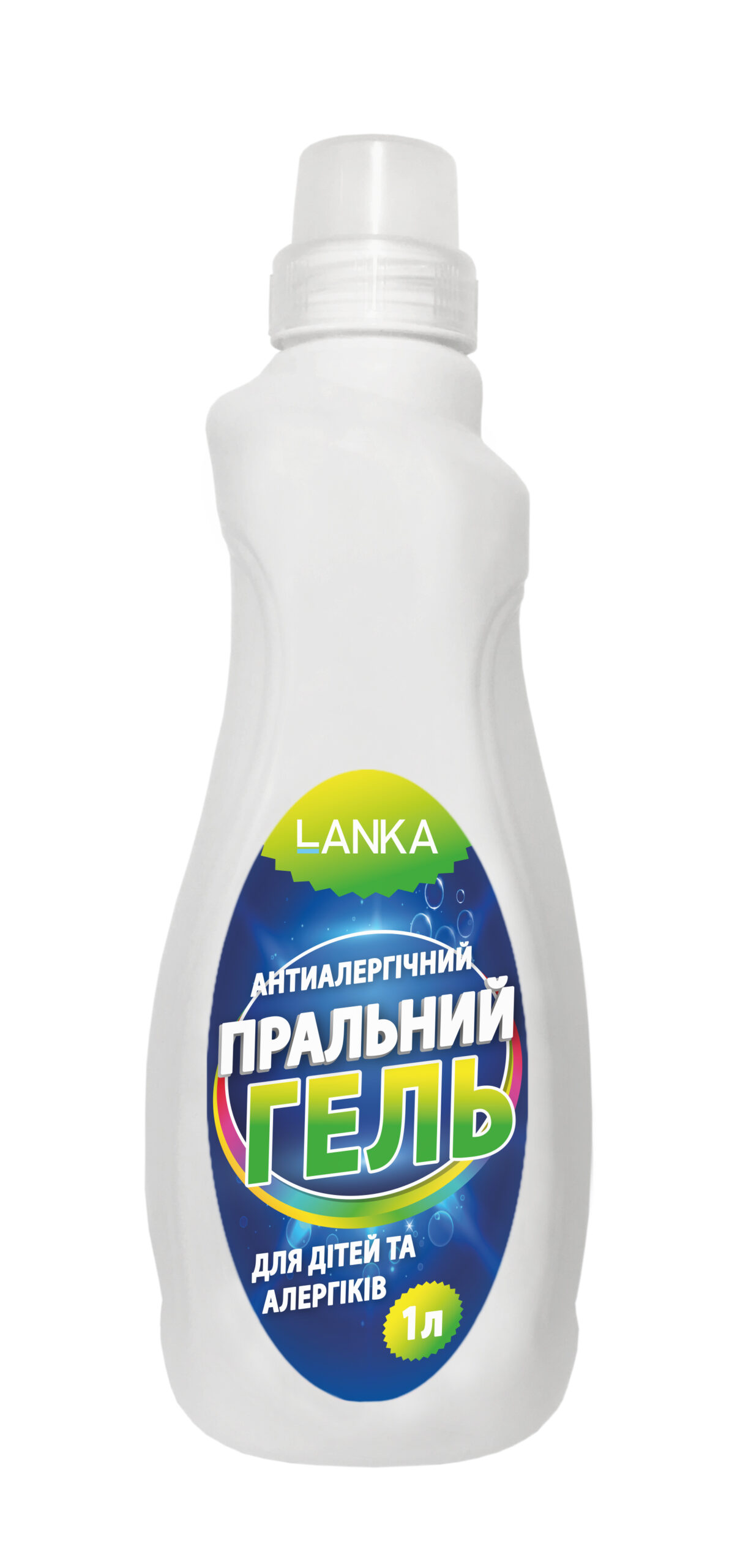 LANKA, Антиалергенний пральний гель для дітей та алергіків, 1л