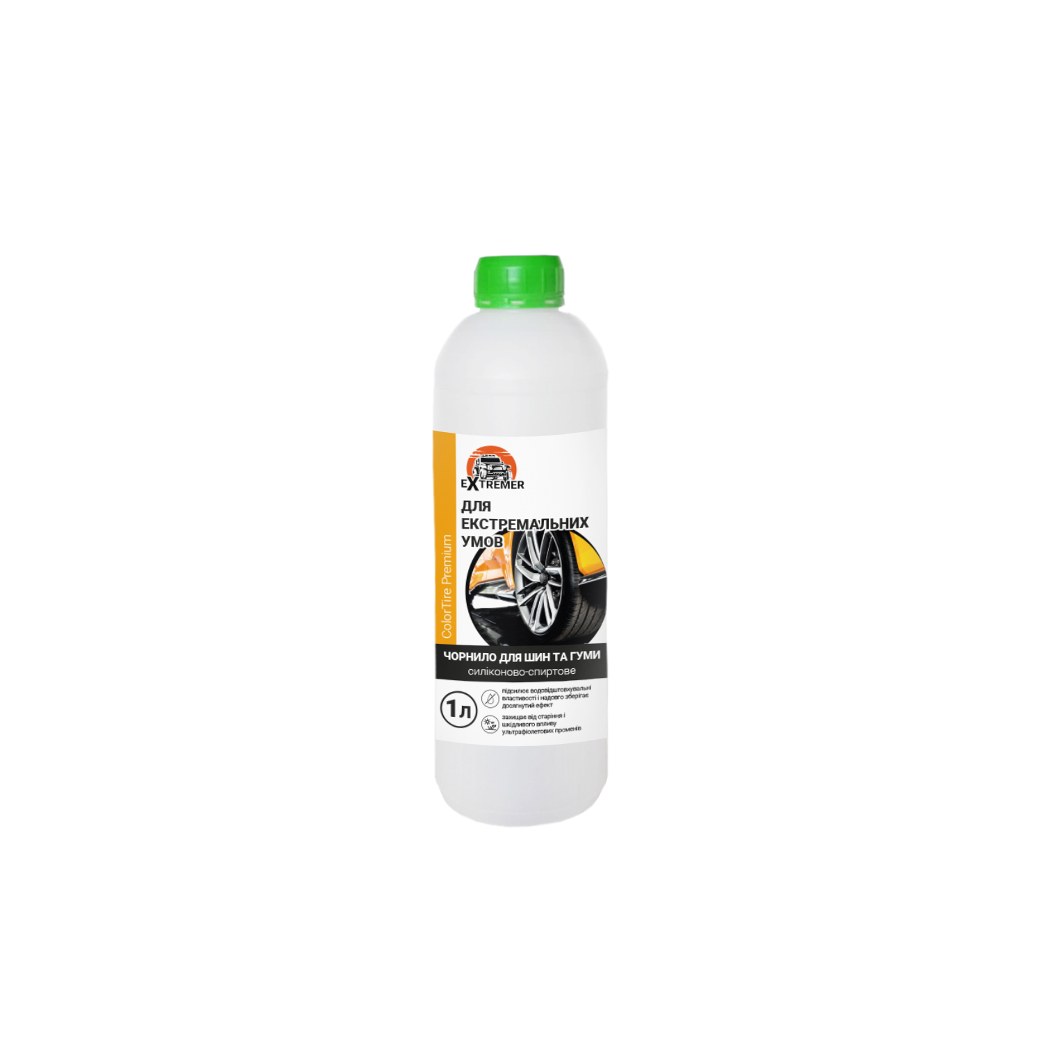 Чорнитель шин і гумок, силіконовий ColorTire Premium, 1л