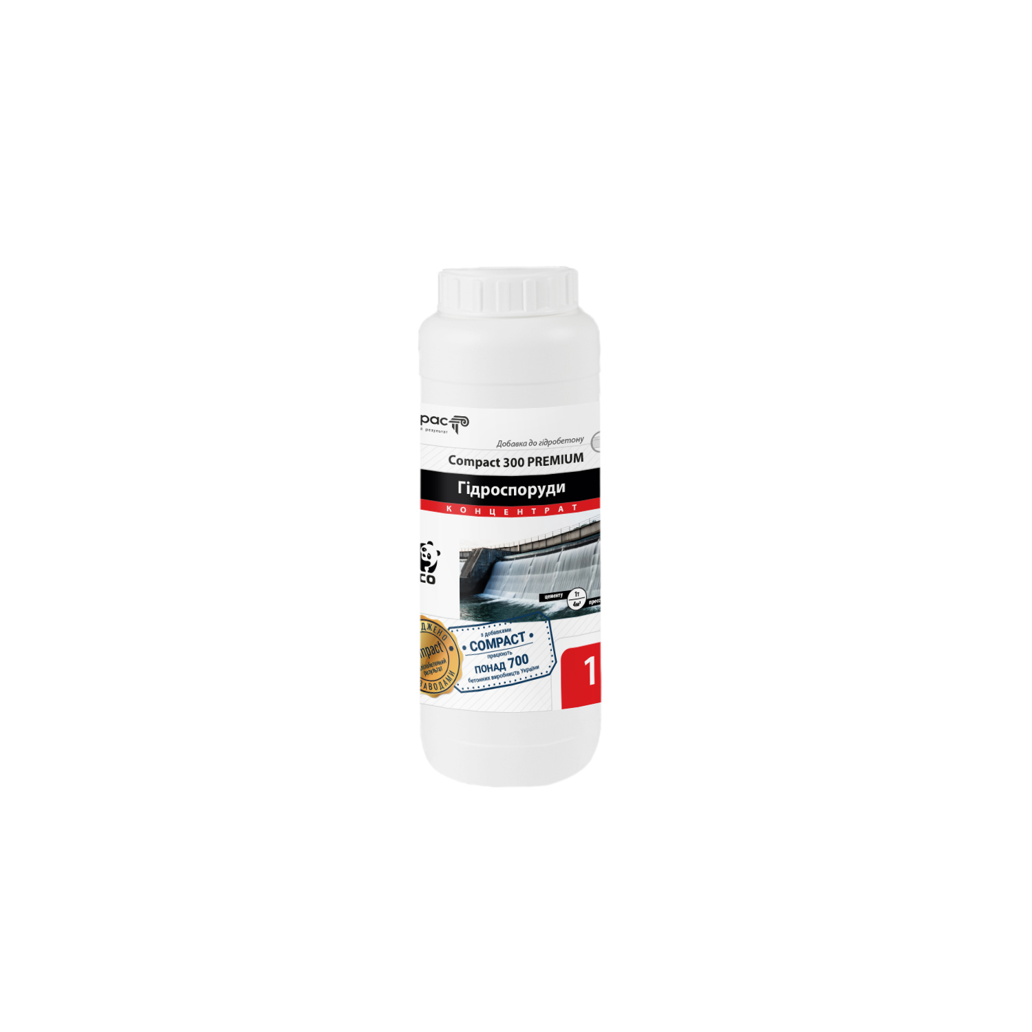 ГіперПластифікатор Compact 300 Premium, 1л