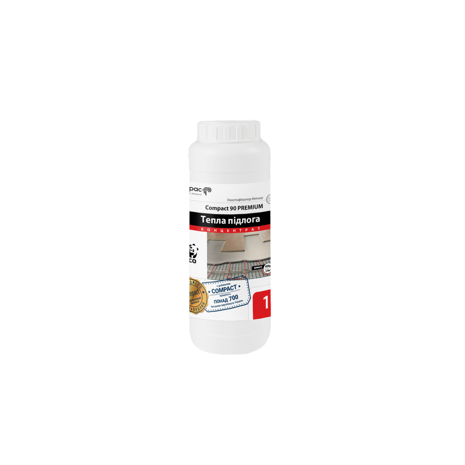 СуперПластифікатор бетону Compact 90 Premium, 1л