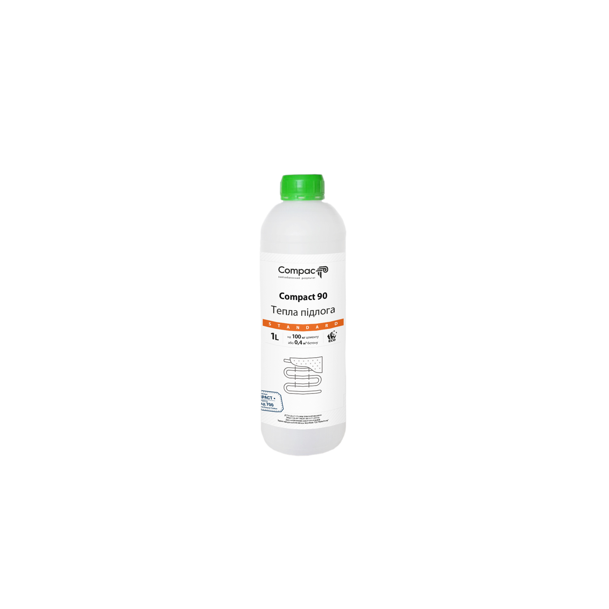 СуперПластифікатор бетону Compact 90 Standard, 1л