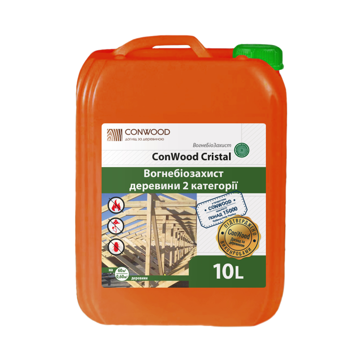 Консервант деревини ConWood Cristal Euro, 10л