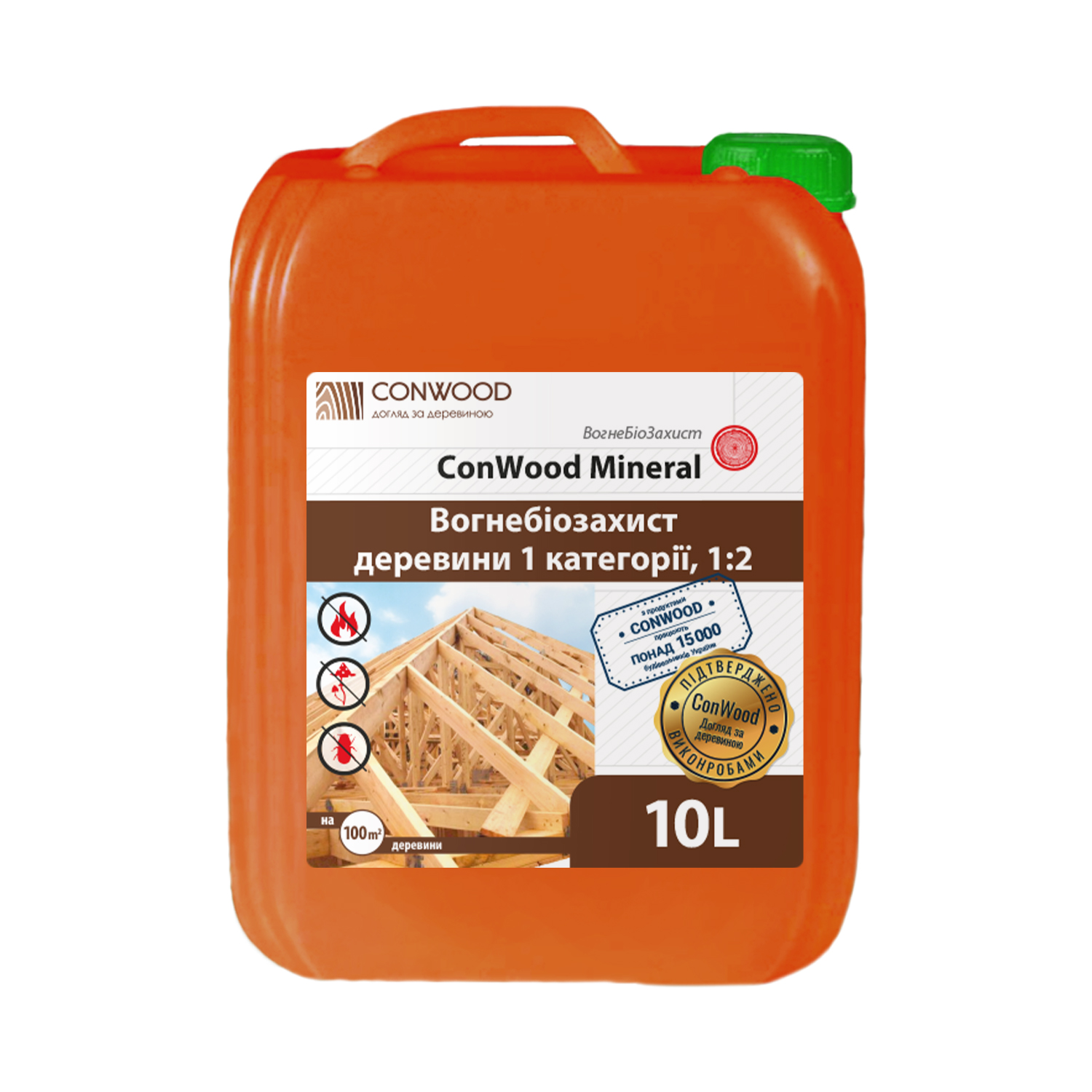 Консервант деревини ConWood Mineral Euro, 1:2, 10л