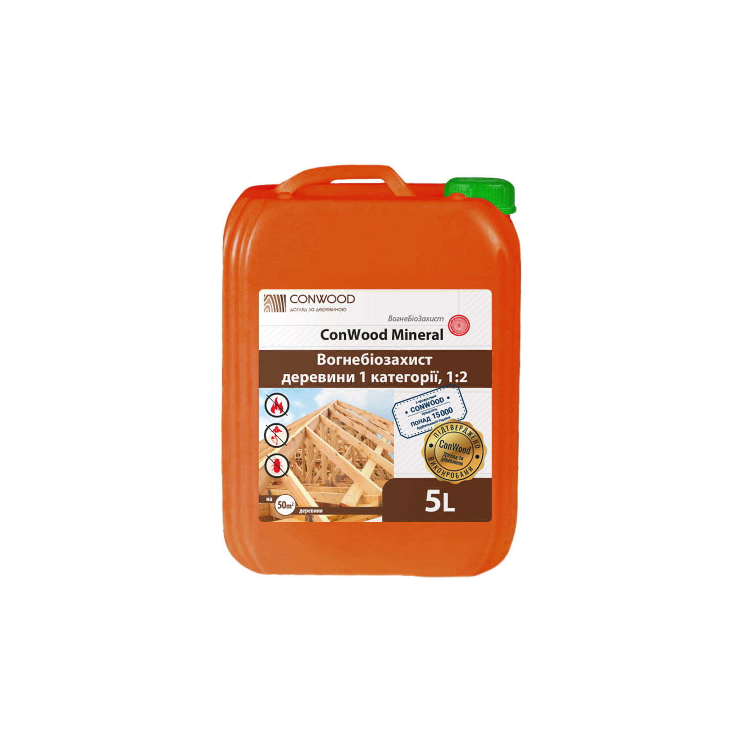 Консервант деревини ConWood Mineral Euro, 1:2, 5л