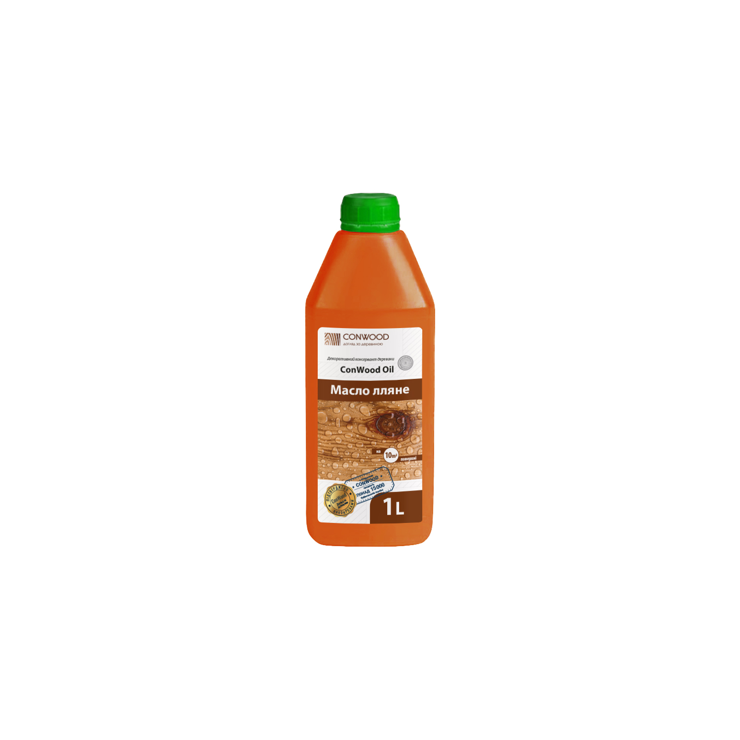 Олія лляна для деревини ConWood Oil, 1л