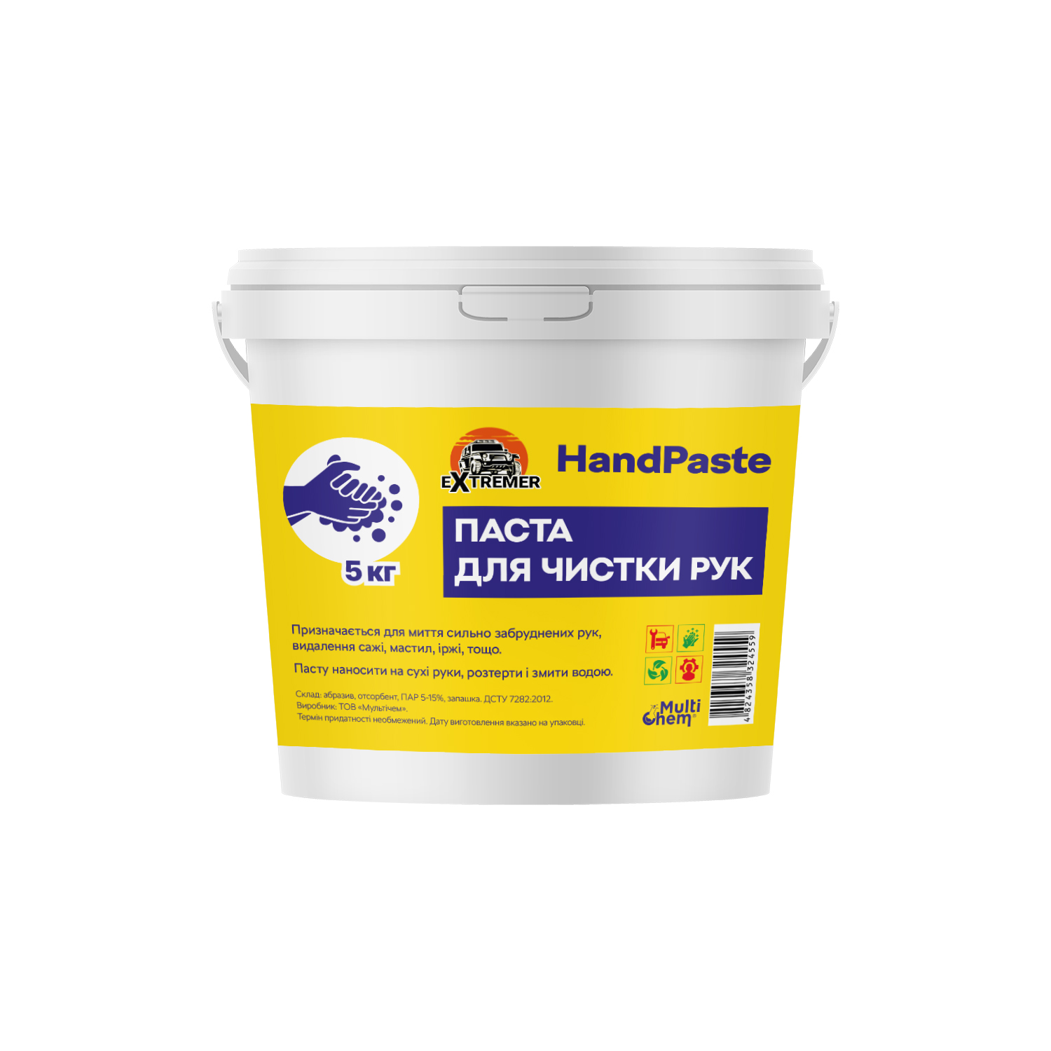 Паста для рук Hand Paste Euro, 5кг (3л)