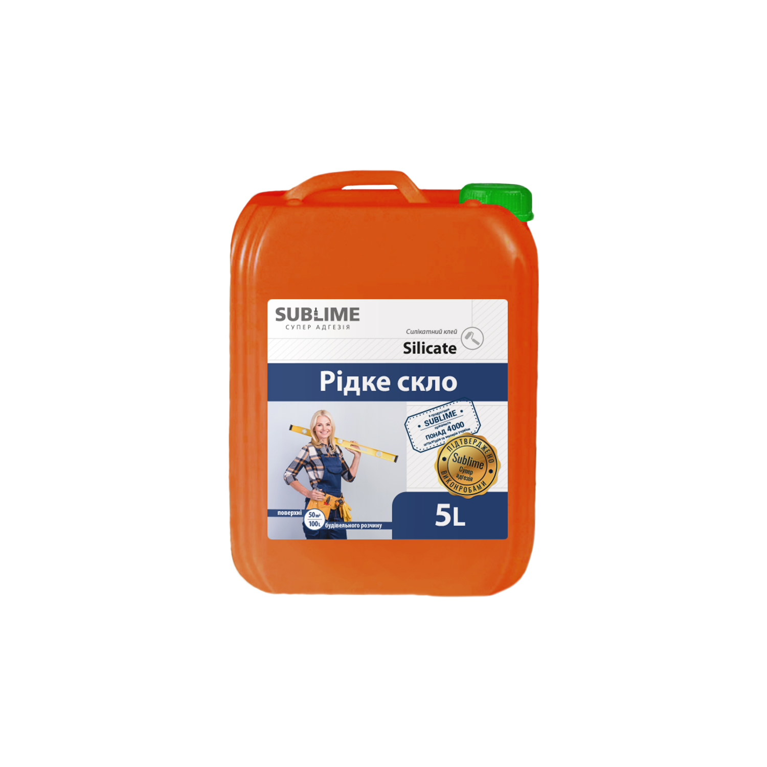 Силікатний клей Silicate Euro, 5л