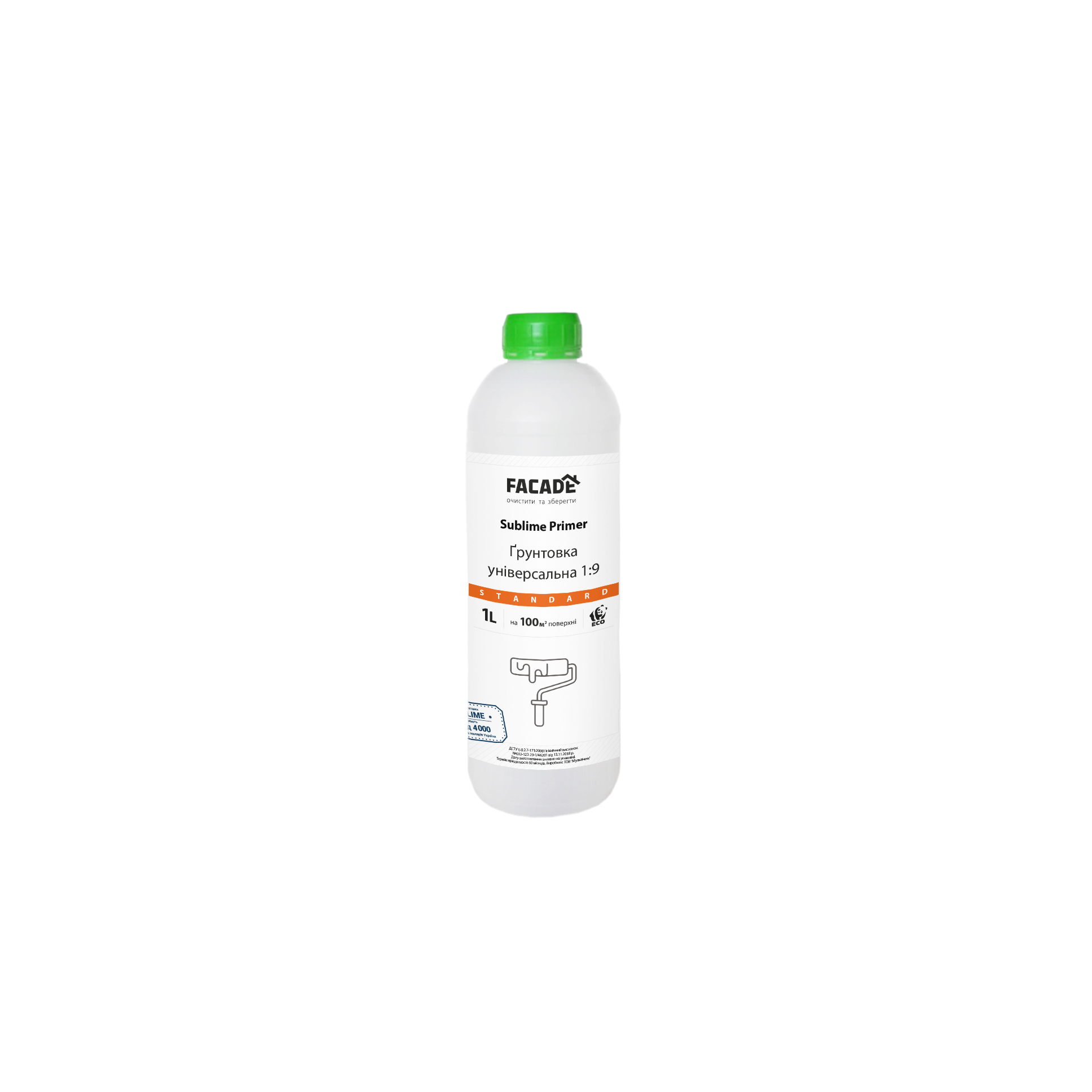 Грунтовка універсальна 1:9 Sublime Primer Standard, 1л