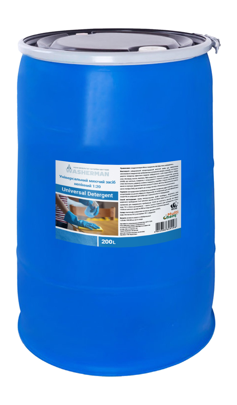 Універсальний миючий засіб непінний 1:20 Universal Detergent квітковий, 200л