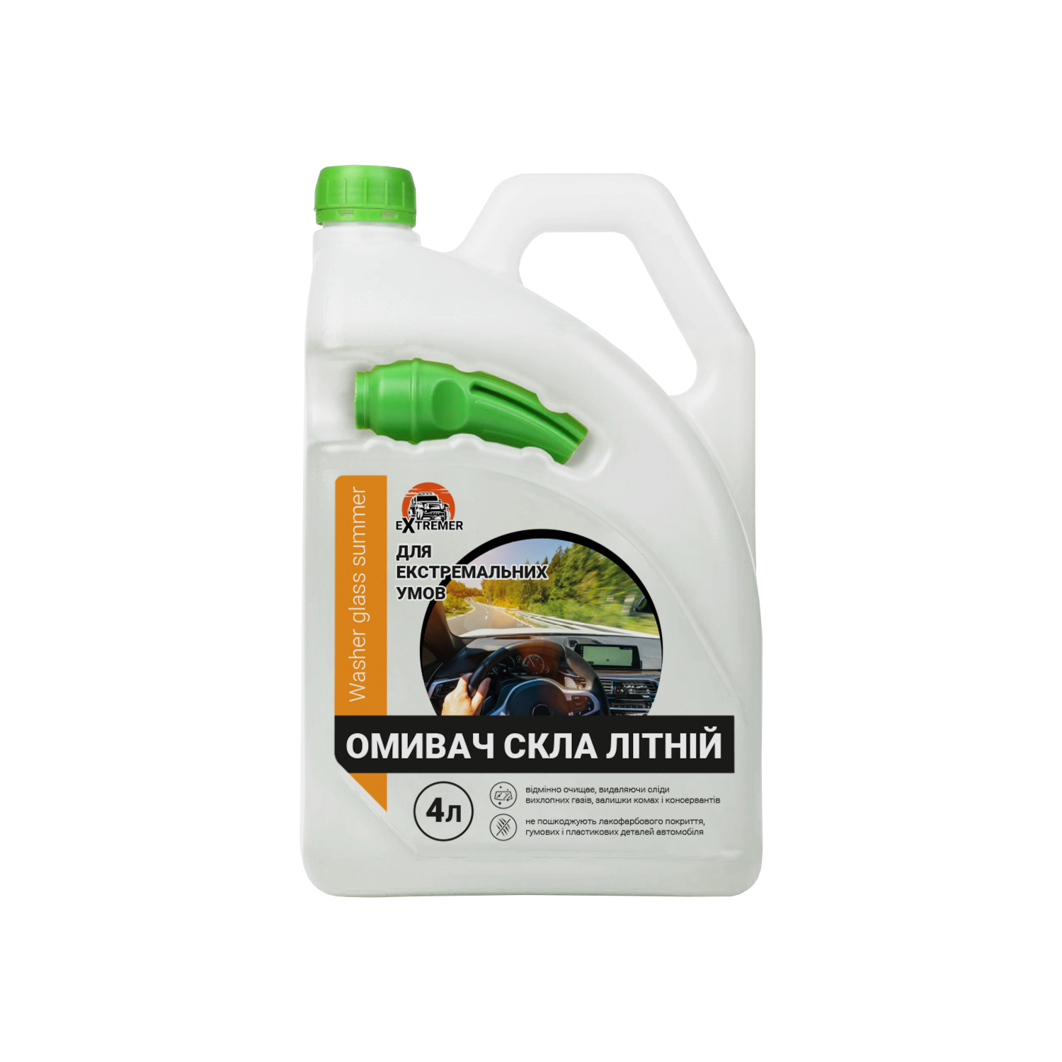Омивач скла літній > 0°С Washer glass summer, 4л
