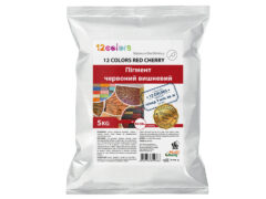 Пігмент для бетону 12 COLORS Червоний вишневий, 5кг