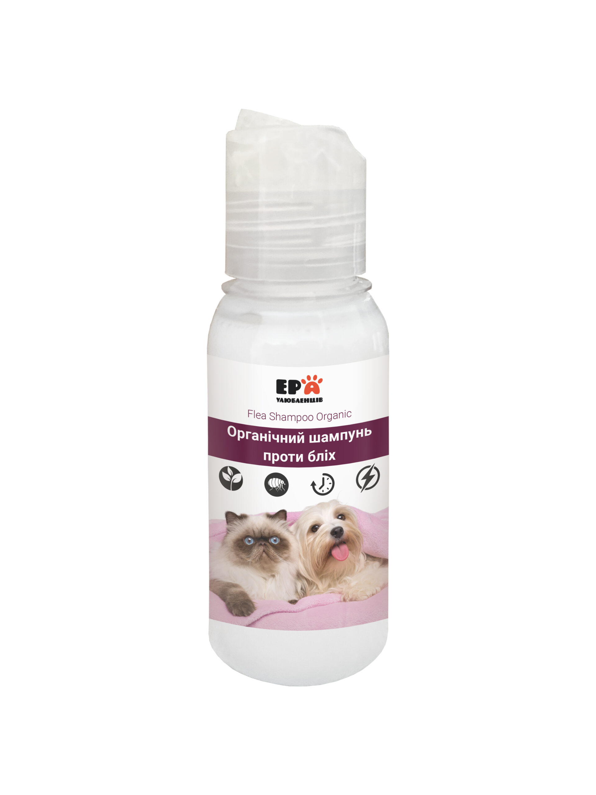 Шампунь проти бліх органічний Flea Shampoo Organic, 100мл