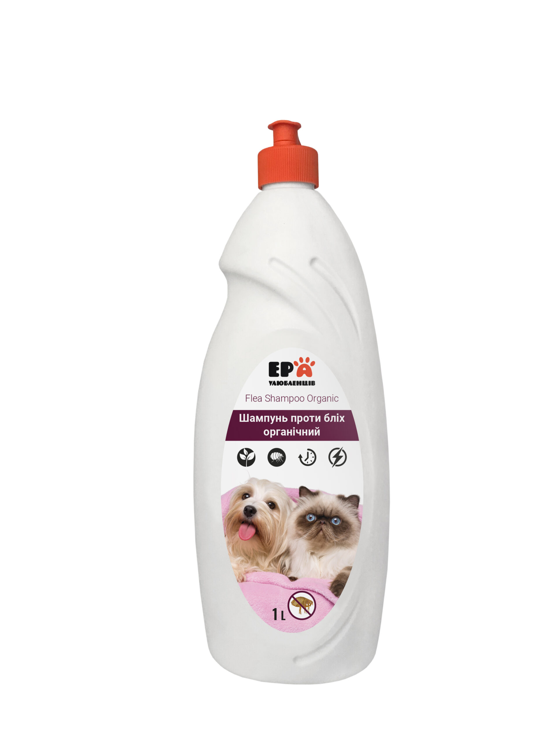 Шампунь проти бліх органічний Flea Shampoo Organic, 1л