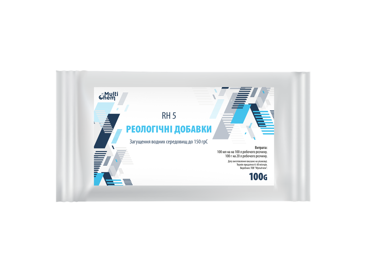 Реологічна добавка RH 5 Загущення водних середовищ до 150°С, 100г