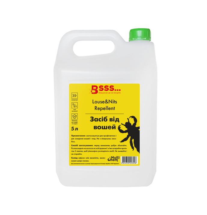 Засіб від вошей Louse&Nits Repellent, 5л