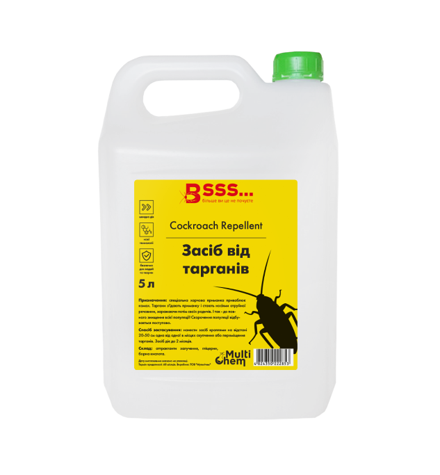 Засіб від тарганів Cockroach Repellent, 5л